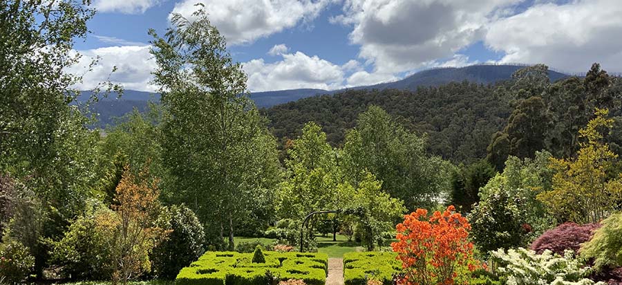 Luxury accommodation, Marysville, view to North from Havelock